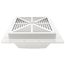 2" SquareMax PVC Floor Sink w/ Full Size Strainer