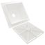2" SquareMax PVC Floor Sink w/ Full Size Strainer
