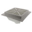 3" SquareMax PVC Floor Sink w/ Mesh Debris Basket