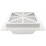3" SquareMax PVC Floor Sink w/ Full Size Strainer