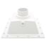 3" SquareMax PVC Floor Sink w/ Full Size Strainer