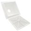 3" SquareMax PVC Floor Sink w/ Full Size Strainer