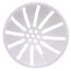 5-1/16" PVC Dome Bottom Strainer