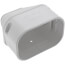 3.75" Slimduct End Fitting (White)