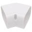 3.75" 45° Slimduct Flat Elbow (White)