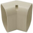 3.75" 45° Slimduct Vertical Elbow (Ivory)