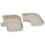 3.75" 90° Slimduct Flat Elbow (Ivory)