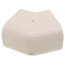 3.75" 45° Slimduct Flat Elbow (Ivory)
