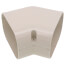 3.75" 45° Slimduct Flat Elbow (Ivory)