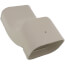 3.75" x 2" Slimduct Fixed Offset (Ivory)