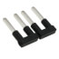 Insulated Jumpers for Conductor Entry, Pack of 5 (Black)