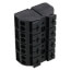 4-Pole 4-Conductor Chassis-Mount Terminal Strip w/o Ground Contact