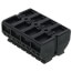 4-Pole 4-Conductor Chassis-Mount Terminal Strip w/o Ground Contact