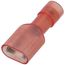 Fully Insulated Female Slip-On Solderless Terminal, 22-18 AWG, Tab Size .250 (12 Pack)