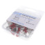 Insulated Male/Female Piggy Back Quick Disconnect Terminal, 22-18 AWG (12 Pack)