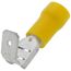 Insulated Male/Female Piggy Back Quick Disconnect Terminal, 12-10 AWG, Tab Size .250 (8 Pack)