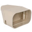 5.5" Slimduct End Fitting (Ivory)