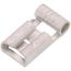 Non-Insulated Quick Connect Female Flag Terminal, 16-14 AWG, Flag Size .250 (25 Pack)