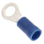Insulated Solderless Closed Ring Terminal, 16-14 AWG, Stud #10 (20 Pack)