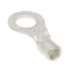 Non-Insulated Solderless Closed Ring Terminal, 12-10  AWG, 1/4" Stud (15 Pack)
