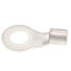 Non-Insulated Solderless Closed Ring Terminal, 12-10  AWG, 1/4" Stud (15 Pack)