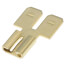 1/4" Non-Insulated Tab Adapter, 2 Male x 1 Female (20 Pack)