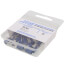 Insulated Spade Spring Solderless Terminal, 16-14 AWG, Stud #8 (20 Pack)