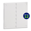 14" Vented Cover, Plastic, 12 Pack (White)