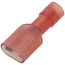 Fully Insulated Female Slip-On Solderless Terminal, 22-18 AWG, Tab Size .250 (100 Pack)