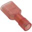 Fully Insulated Female Slip-On Solderless Terminal, 22-18 AWG, Tab Size .250 (100 Pack)