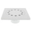 1-1/2" Sch. 40 Hub x 2" Sch. 40 Spigot Bell Trap Floor Drain (PVC)