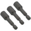 1/4" Magnetic Hex Driver, 3 pack (1-3/4" Long)