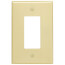 1-Gang Electrical Oversized Wall Plate, Decora (Ivory)
