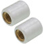 R410 1/4" Novent Locking Refrigerant Caps, Silver (2 Pack)