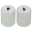 R410 1/4" Novent Locking Refrigerant Caps, Silver (2 Pack)