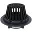 2" PVC Schedule 40 Hub Solvent Weld Roof Drain w/ Polypro Dome Strainer