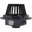 2" PVC Schedule 40 Hub Solvent Weld Roof Drain w/ Polypro Dome Strainer