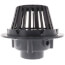 3" PVC Schedule 40 Hub Solvent Weld Roof Drain w/ Polypro Dome Strainer