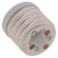 Mogul to Medium Socket Adapter - White (250V, 660W)