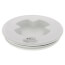 Threaded Lid w/ O-Ring For Backwater Valve (White)