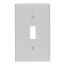 1-Gang Electrical Wall Plate, Toggle Switch (Grey)