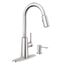 Nori One-Handle High Arc Pulldown Kitchen Faucet, 87066 (Chrome)