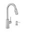Nori 1 Handle High Arc Pulldown Kitchen Faucet, 87066SRS (Spot Resist Stainless)
