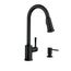 Indi One-Handle Pulldown Kitchen Faucet, 87090BL (Matte Black)
