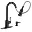 Indi One-Handle Pulldown Kitchen Faucet, 87090BL (Matte Black)