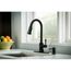 Indi One-Handle Pulldown Kitchen Faucet, 87090BL (Matte Black)
