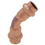 3/8" ZoomLock MAX 45-Degree Elbow (MZK-45E6-HNBR)
