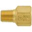 1/4" NPT Brass Pressure Snubber for Water, Steam, Gasoline & Light Oils (Lead Free)