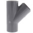 1" x 1" x 3/4" CPVC Schedule 80 Reducing WYE Socket Connection (235 PSI)