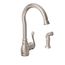 Anabelle 1 Handle kitchen faucet w/ Side Spray, 87650SRS (Spot Resist Stainless)